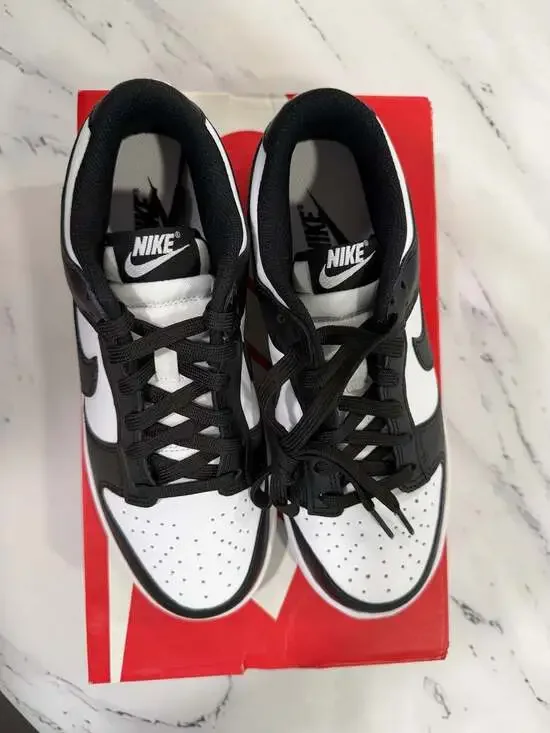 Nike Dunk Low Panda White Black W (DD1503-101) - Picture 2 of 7